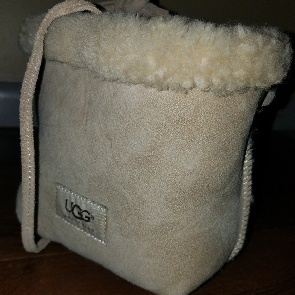 Small Sheepskin Satchel Purse - Picture 5 of 6